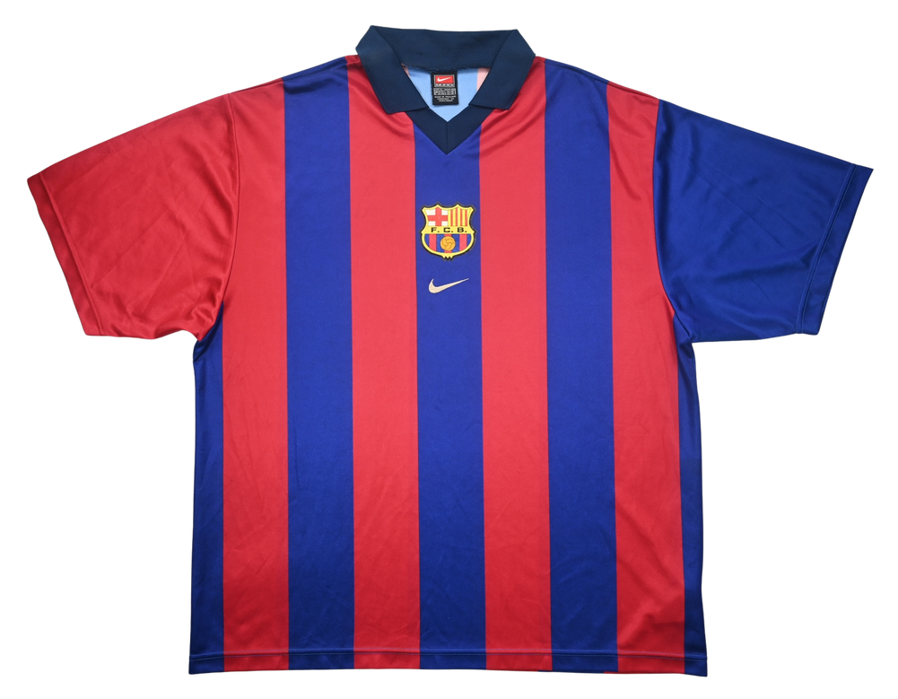 2001-02 FC BARCELONA BASIC SHIRT XL