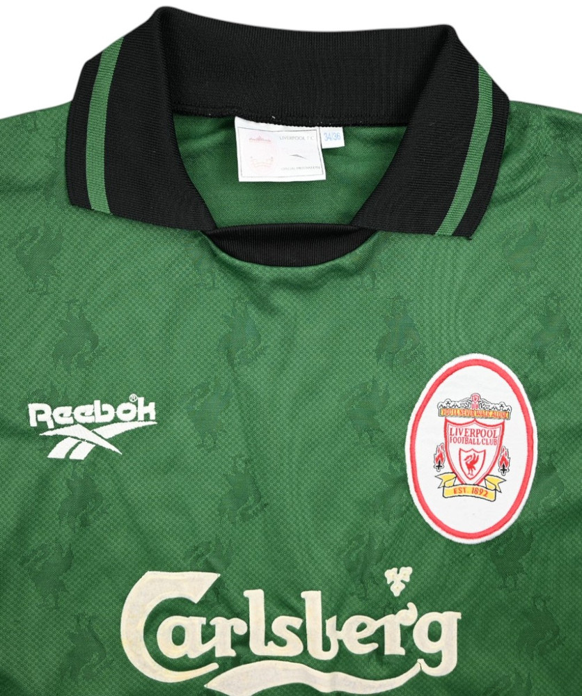 1996-97 LIVERPOOL GOALKEEPER LONGSLEEVE SHIRT S