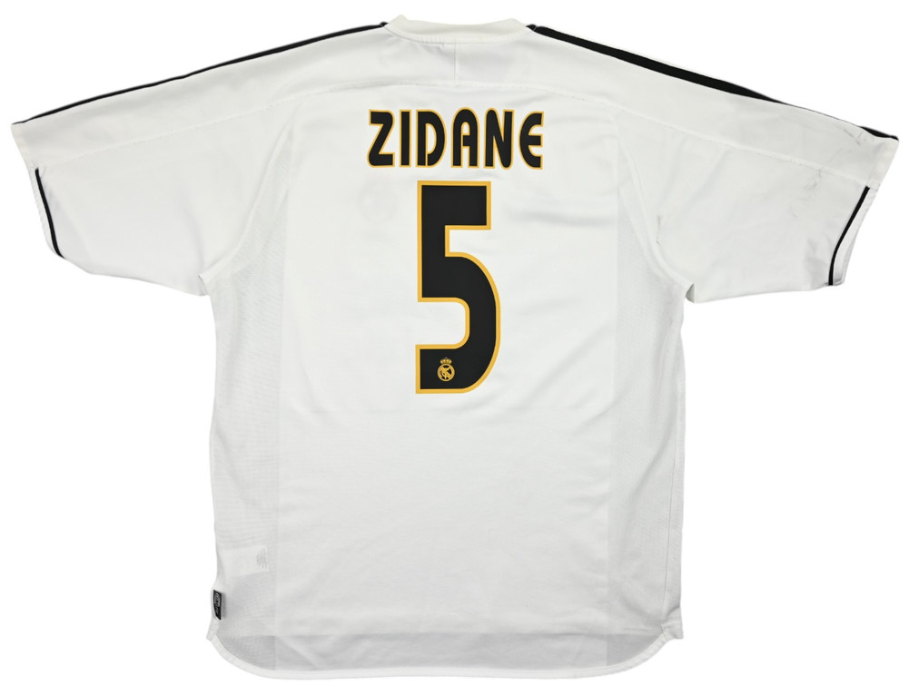 2003-04 REAL MADRID *ZIDANE* SHIRT L