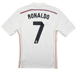 2014-15 REAL MADRID *RONALDO* SHIRT M