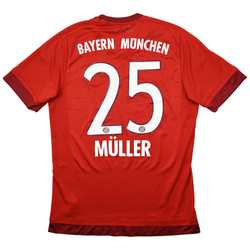2015-16 BAYERN MUNCHEN *MULLER* SHIRT L