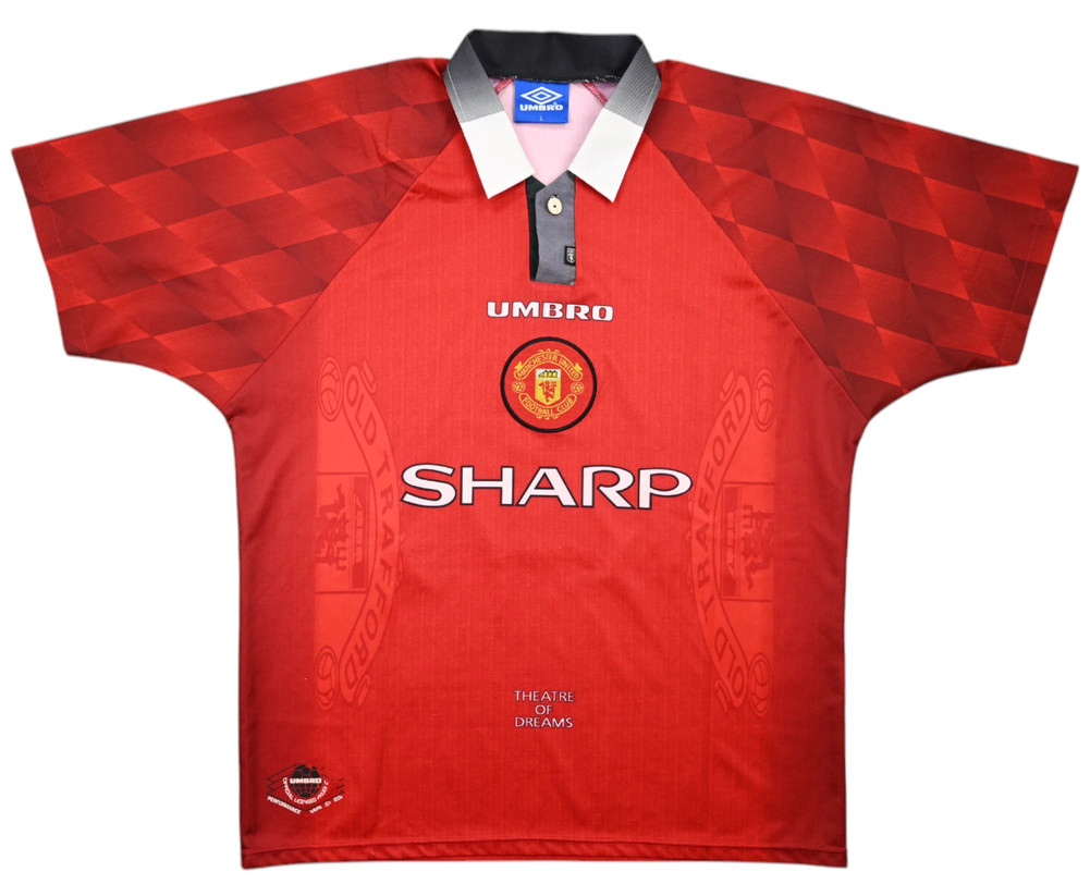 1996-98 MANCHESTER UNITED *CANTONA* KOSZULKA L