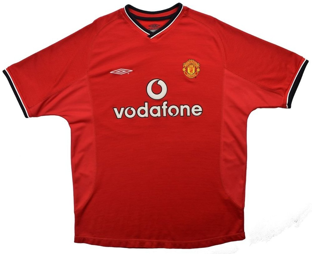 2000-02 MANCHESTER UNITED SHIRT L