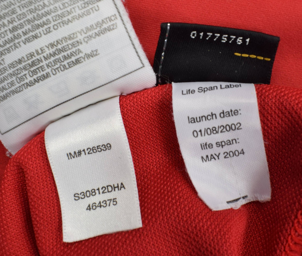 2002-04 MANCHESTER UNITED *GIGGS* L. BOYS