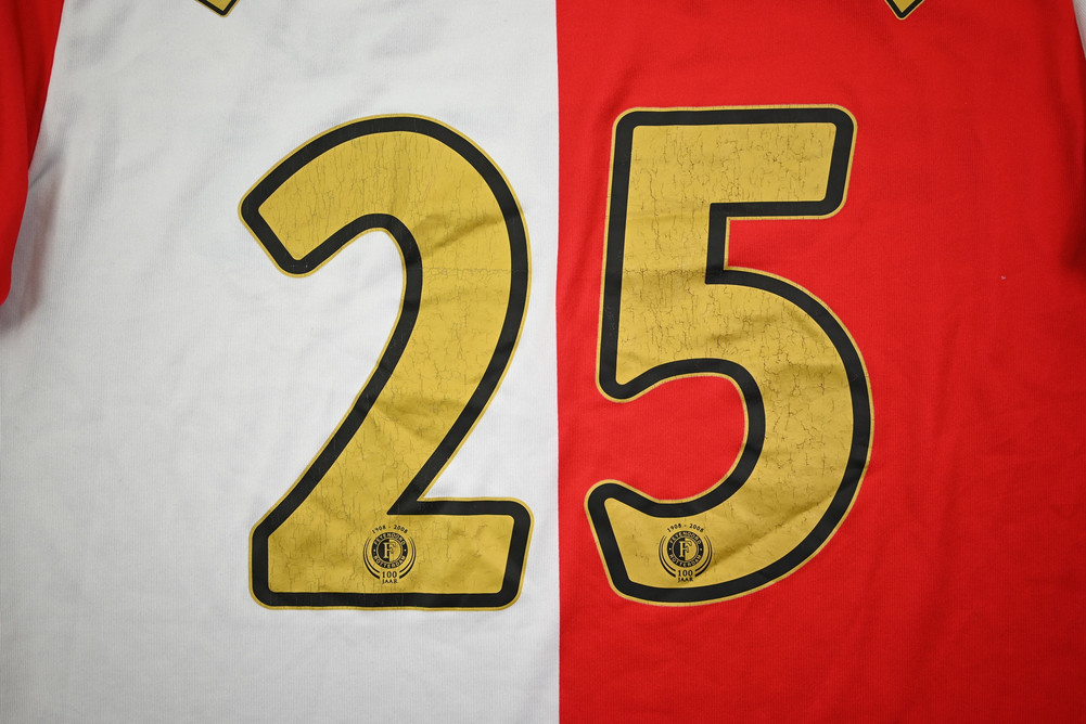 2008-09 FEYENOORD ROTTERDAM *WIJNALDUM* SHIRT M
