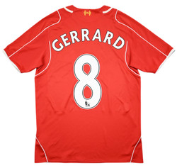 2014-15 LIVERPOOL *GERRARD* KOSZULKA S