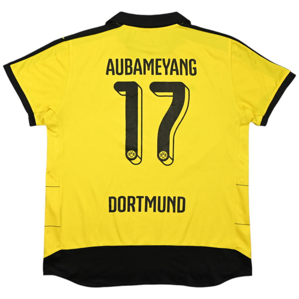 2015-16 BORUSSIA DORTMUND *AUBAMEYANG* SHIRT XL