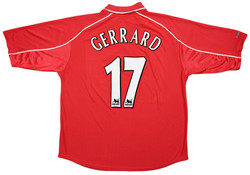 2000-02 LIVERPOOL *GERRARD* SHIRT XL