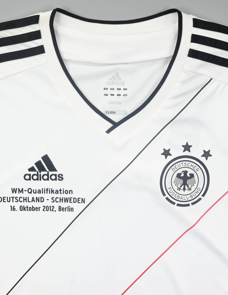 2012-13 GERMANY vs SWEDEN SHIRT L