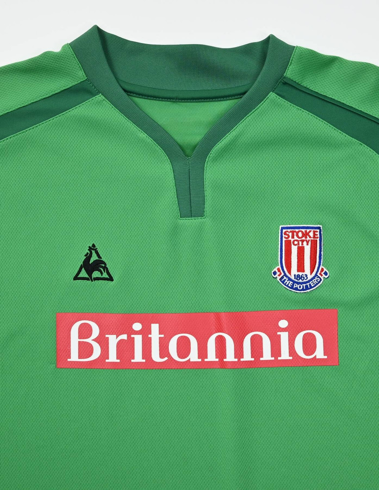 2009-10 STOKE CITY GOALKEEPER SHIRT L. BOYS