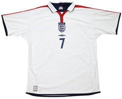 2003-05 ENGLAND *BECKHAM* SHIRT XXL