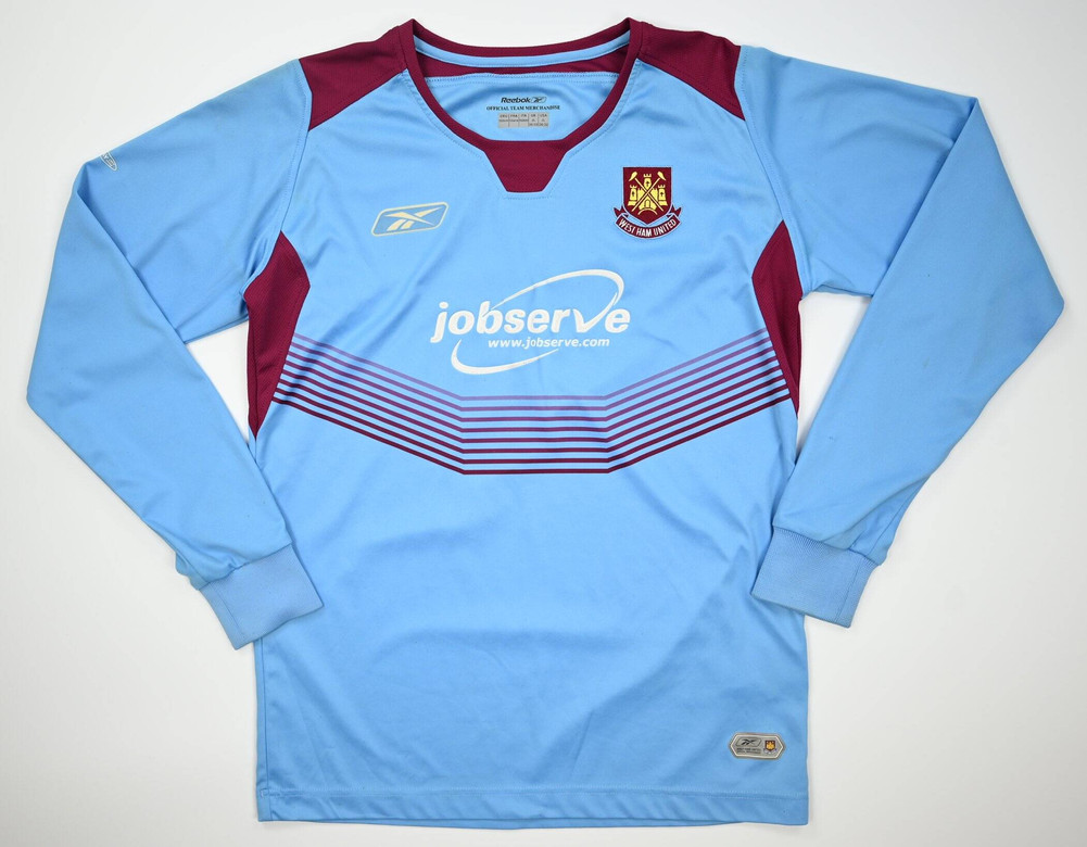 2005-07 WEST HAM UNITED KOSZULKA LONGSLEEVE L. BOYS