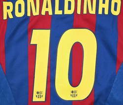 2005-06 BARCELONA *RONALDINHO* KOSZULKA L. BOYS