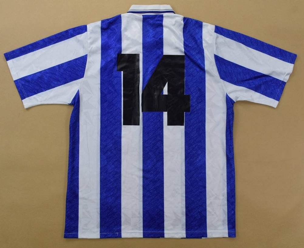 1990-91 SHEFFIELD WEDNESDAY *MADDEN* KOSZULKA L