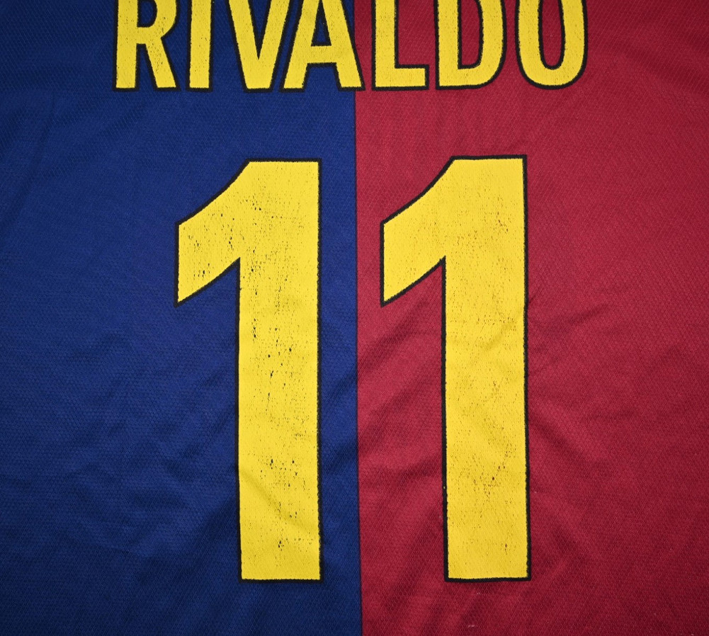 1999-00 BARCELONA *RIVALDO* KOSZULKA L