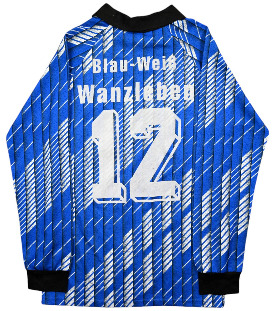 BLAU-WEIB WANZLEBEN #12 LONGSLEEVE XS. BOYS