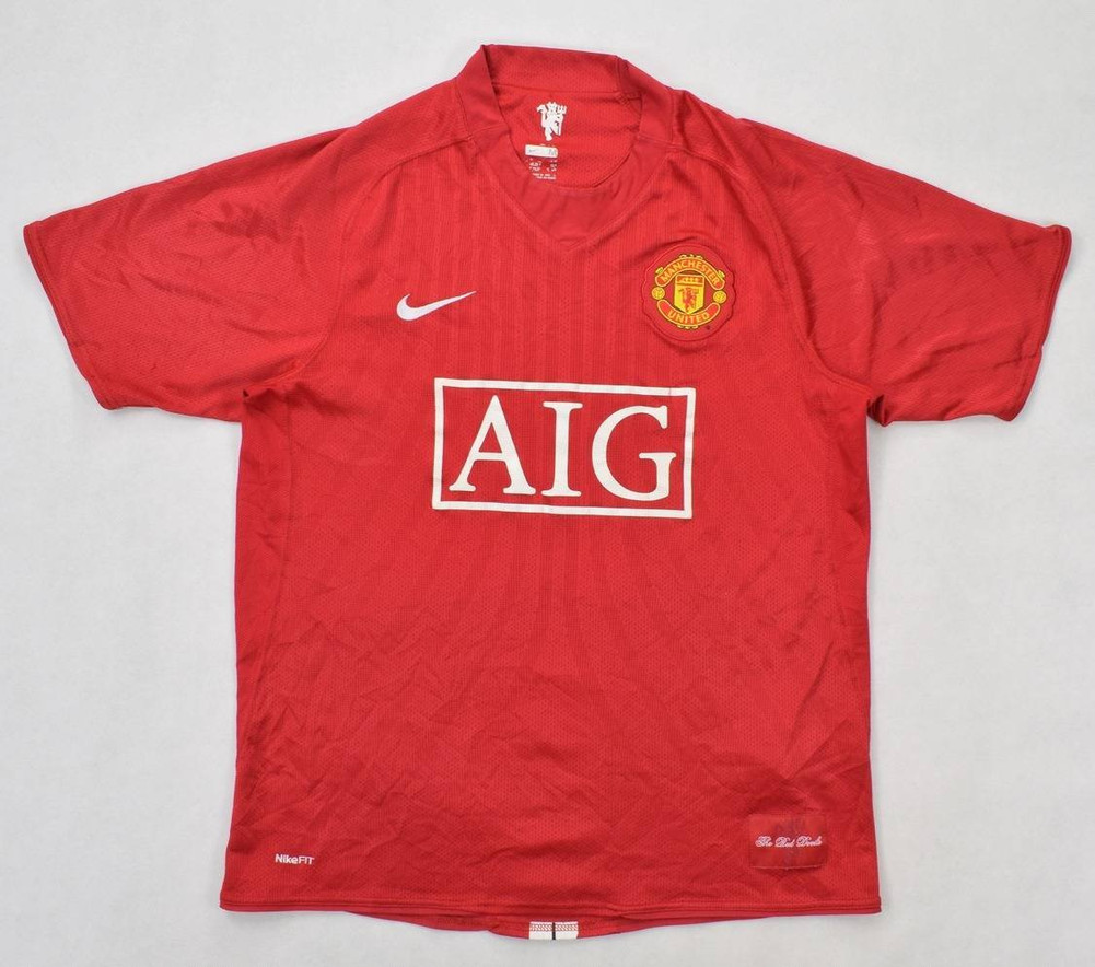 2007-09 MANCHESTER UNITED *ROONEY* SHIRT M