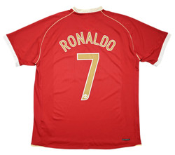 2006-07 MANCHESTER UNITED *RONALDO* KOSZULKA XL