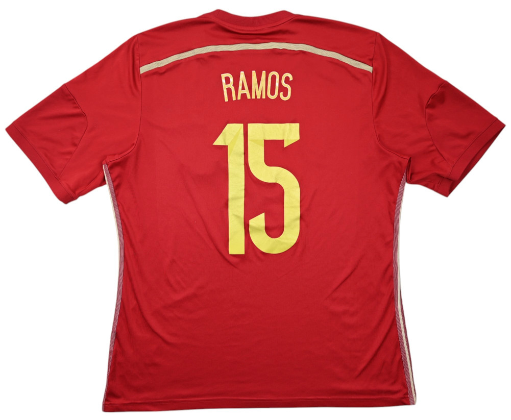 2013-15 SPAIN *RAMOS* SHIRT L