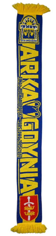 ARKA GDYNIA FINAL PUCHARU POLSKI WARSZAWA 2.05.2017 SCARF