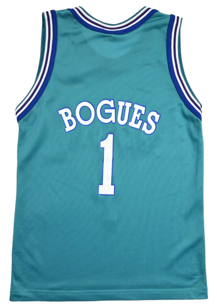 CHARLOTTE HORNETS *BOGUES* NBA SHIRT S. BOYS