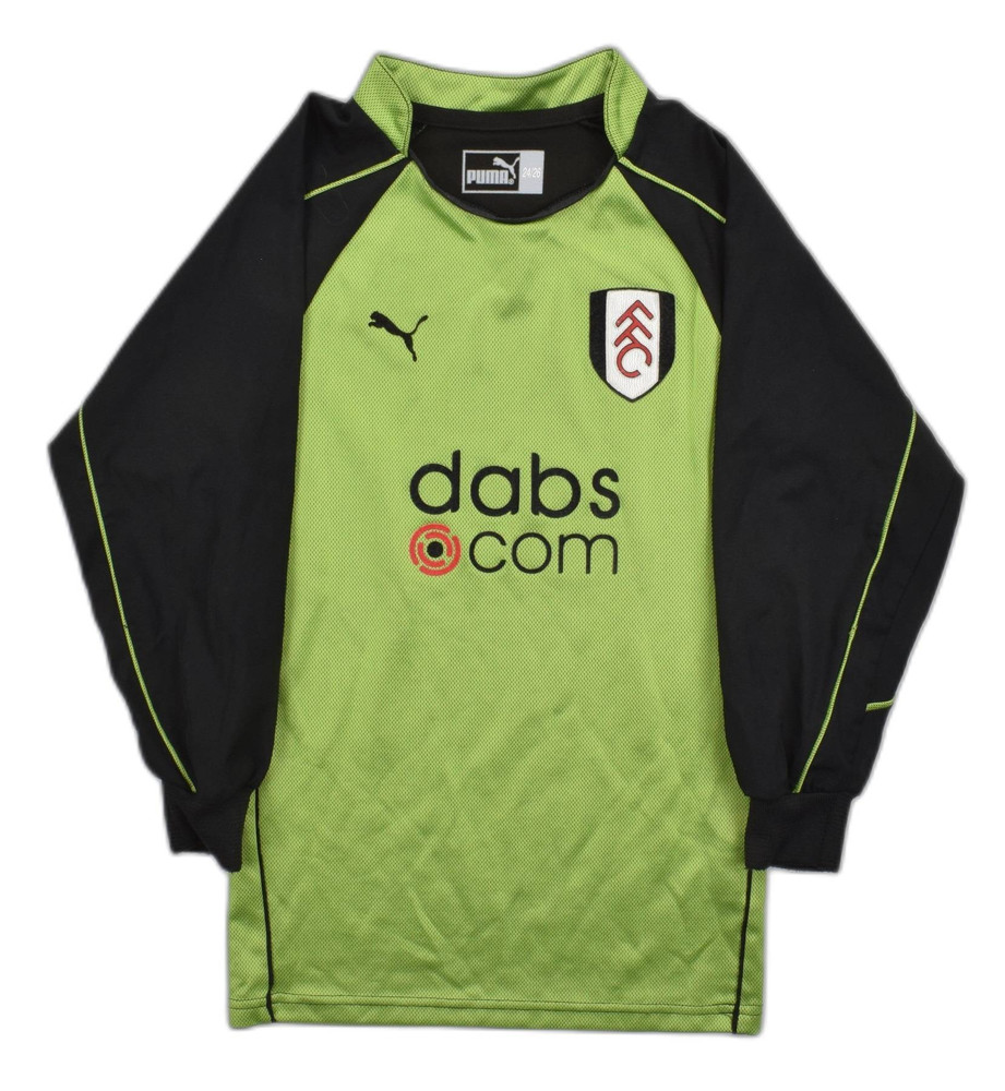 2003-04 FULHAM GK LONGSLEVE S.BOYS