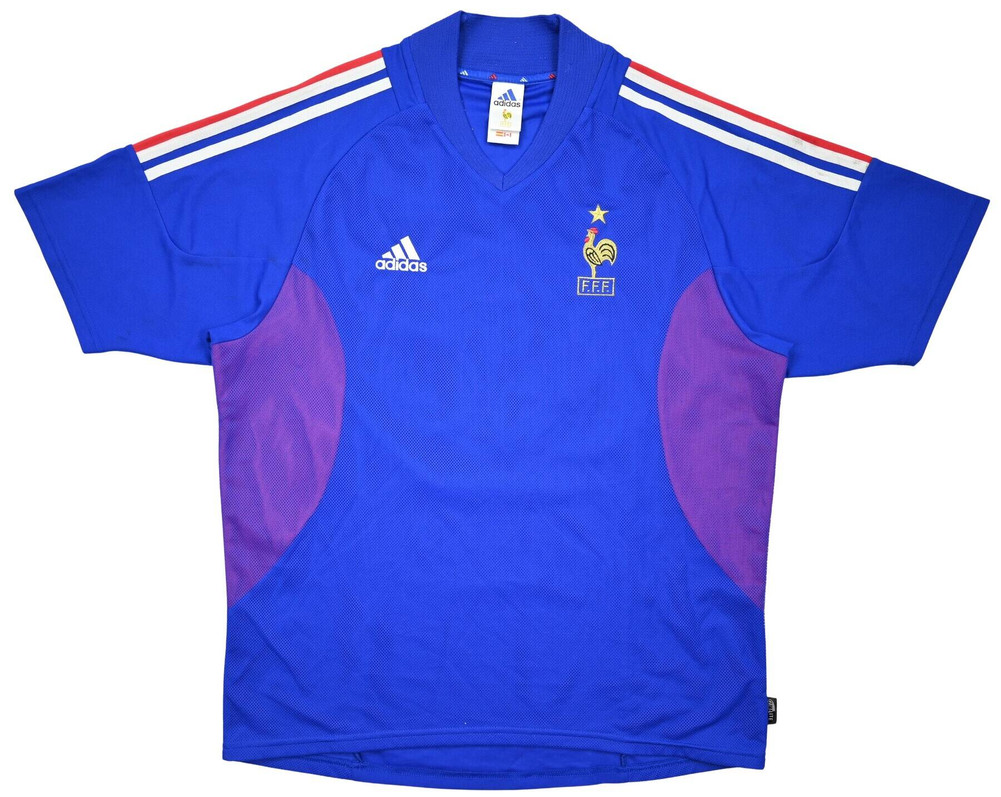 2002-04 FRANCE *ZIDANE* SHIRT L