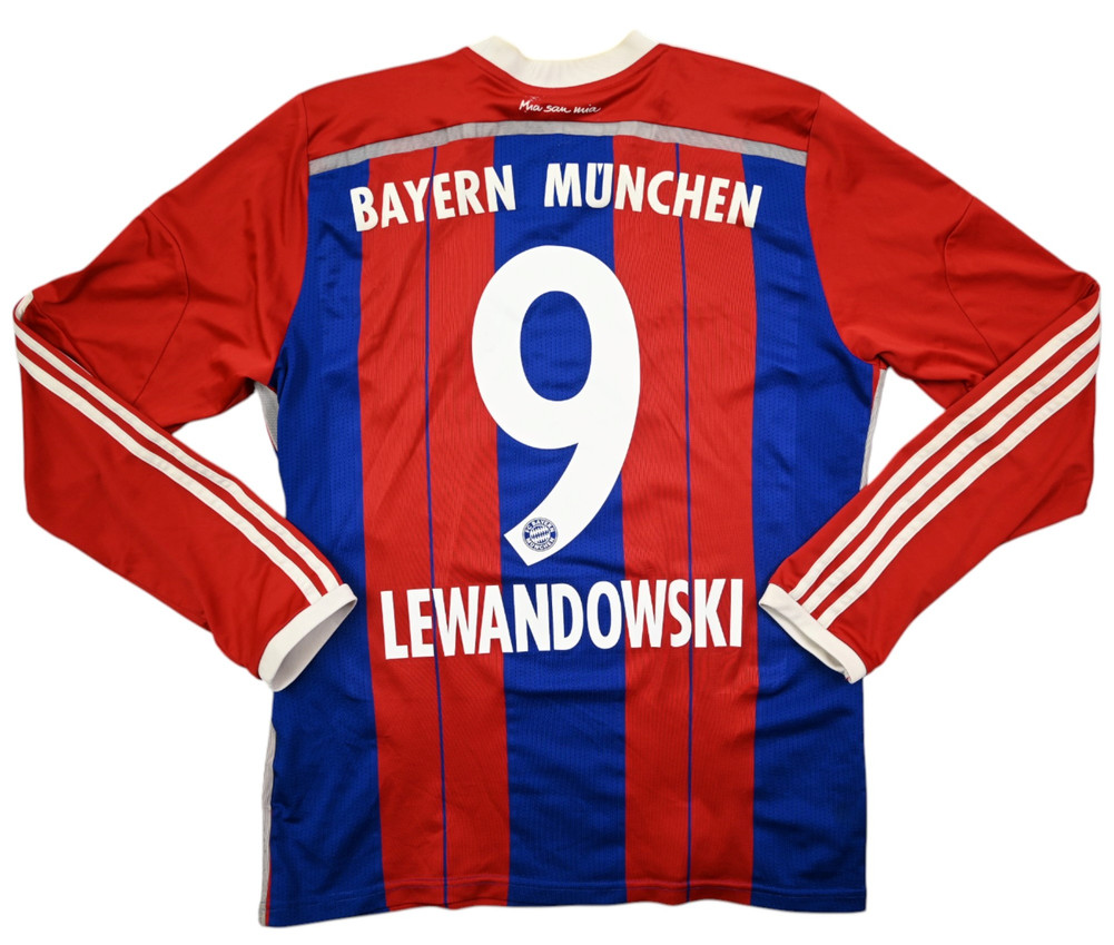 2014-15 BAYERN MUNCHEN *LEWANDOWSKI* LONGSLEEVE KOSZULKA M