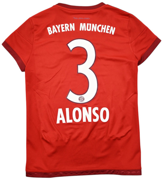 2015-16 BAYERN MUNCHEN *ALONSO* SHIRT WOMENS M