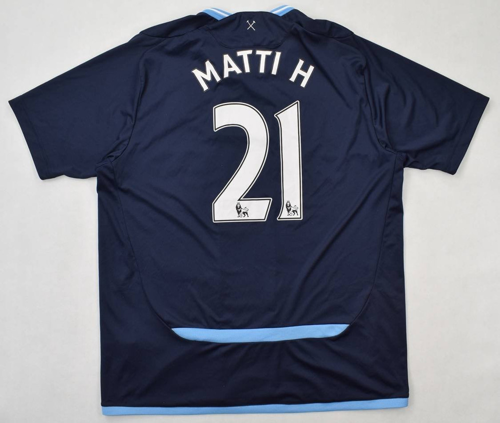 2009-10 WEST HAM UNITED *MATTI H* SHIRT XL