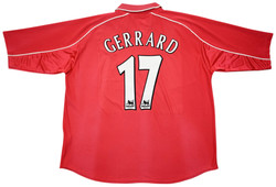 2000-02 LIVERPOOL *GERRARD* SHIRT XXL