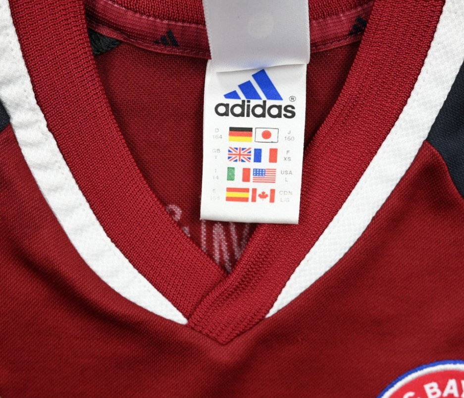 2001-02 BAYERN MUNCHEN *ELBER* SHIRT XL. BOYS