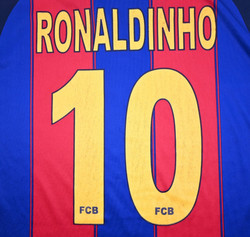 1999-00 FC BARCELONA *RONALDINHO* KOSZULKA S