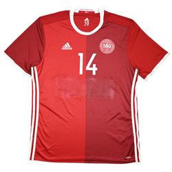 2016-17 DENMARK #14 PLAYER ISSUE SHIRT L