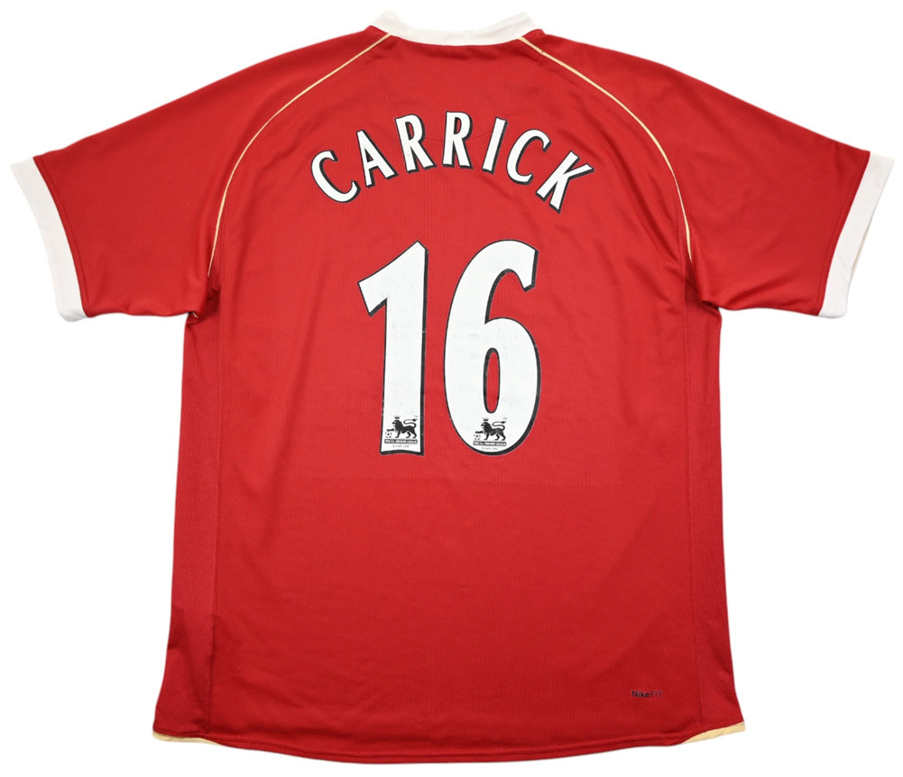 2006-07 MANCHESTER UNITED *CARRICK* SHIRT L