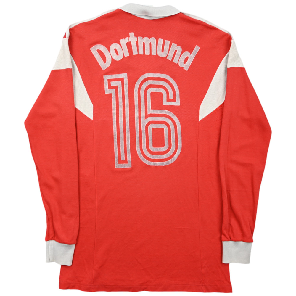 1986-88 BORUSSIA DORTMUND LONGSLEEVE SHIRT #16 MATCH ISSUE  M