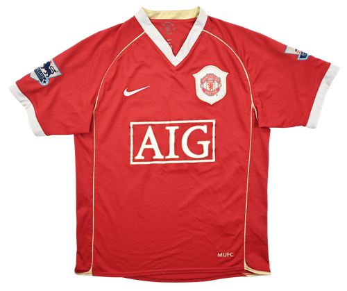 2006-07 MANCHESTER UNITED *SMITH* SHIRT S