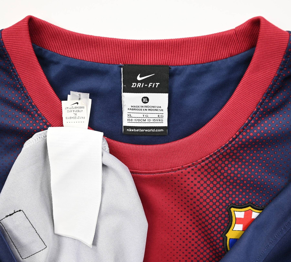 2012-13 FC BARCELONA SHIRT XL. BOYS