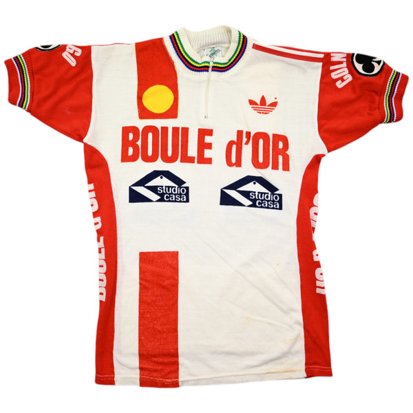 ADIDAS VINTAGE BOULE D'OR CYCLING SHIRT L 