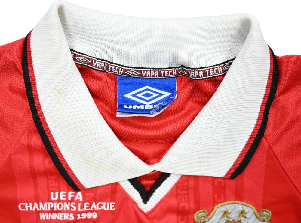 1999-00 MANCHESTER UNITED *BECKHAM*  SHIRT L