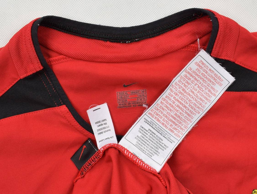 2002-04 MANCHESTER UNITED SHIRT XL