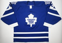 TORONTO MAPLE LEAFS *POLLINGTON* NHL CCM SHIRT L