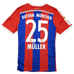2014-15 BAYERN MUNCHEN *MULLER* SHIRT XL. BOYS