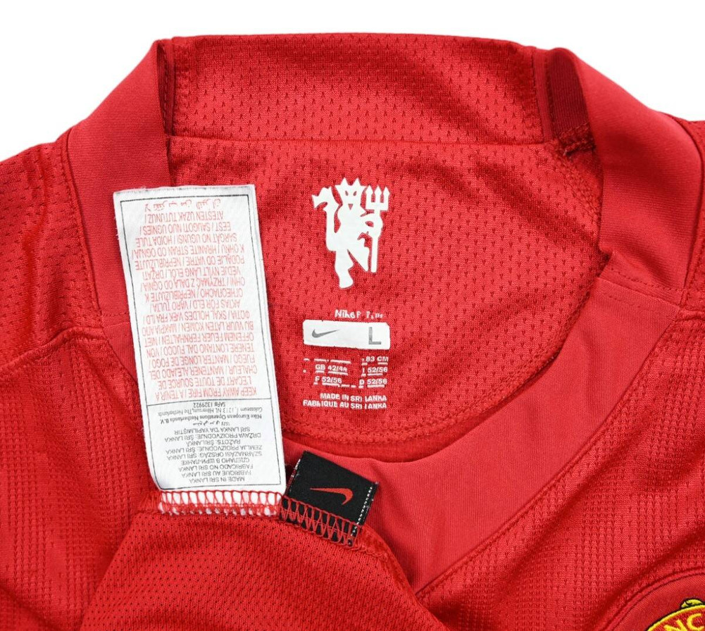 2007-09 MANCHESTER UNITED *ROONEY* SHIRT L