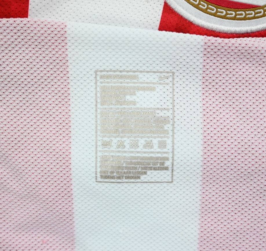 2010-11 PSV EINDHOVEN PLAYER ISSUE SHIRT XL