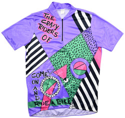 THE CRAZY RIDERS CYCLING SHIRT S