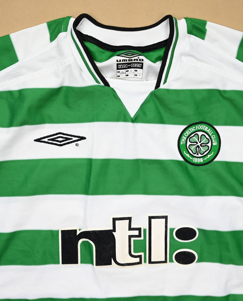 2001-03 CELTIC GLASGOW SHIRT L