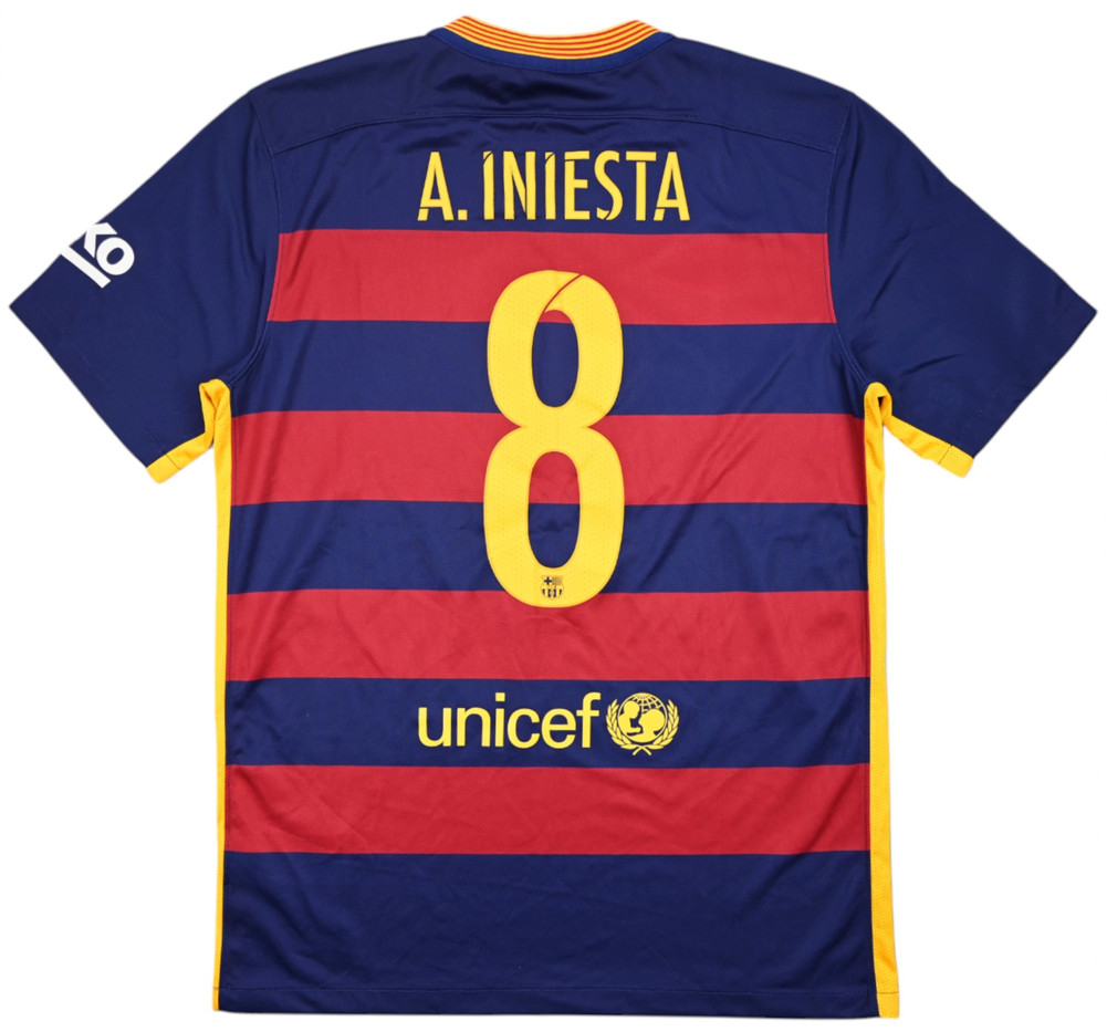 2015-16 BARCELONA *A.INIESTA* KOSZULKA M