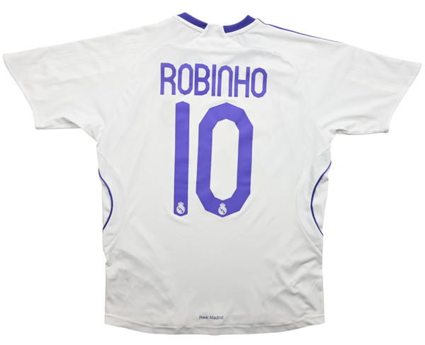 2007-08 REAL MADRID *ROBINHO* SHIRT L