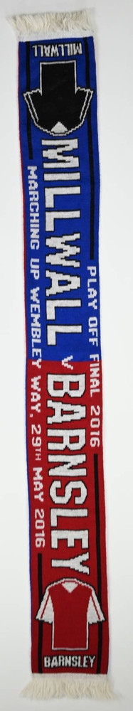 MILLWALL VS BARNSLEY PLAY OFF FINAL 2016 SCARF
